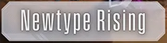 Gundam Card Game: Newtype Rising official set logo