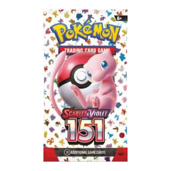 Scarlet & Violet 151 English Pokémon booster pack featuring Mew