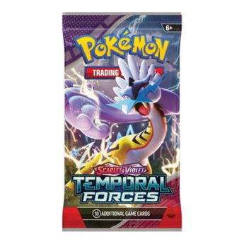 Temporal Forces Booster Pack, authentic English Pokémon TCG foil packaging; artwork may vary