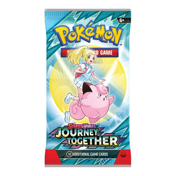 Journey Together Booster Pack, authentic English Pokémon TCG foil packaging; artwork may vary