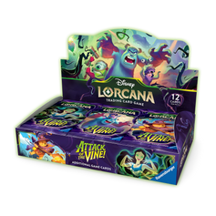 Attack of the Vine! Booster Box, English Disney Lorcana display