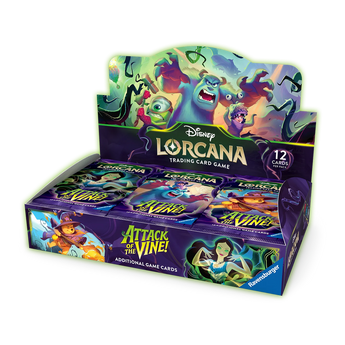 Attack of the Vine! Booster Box, English Disney Lorcana display