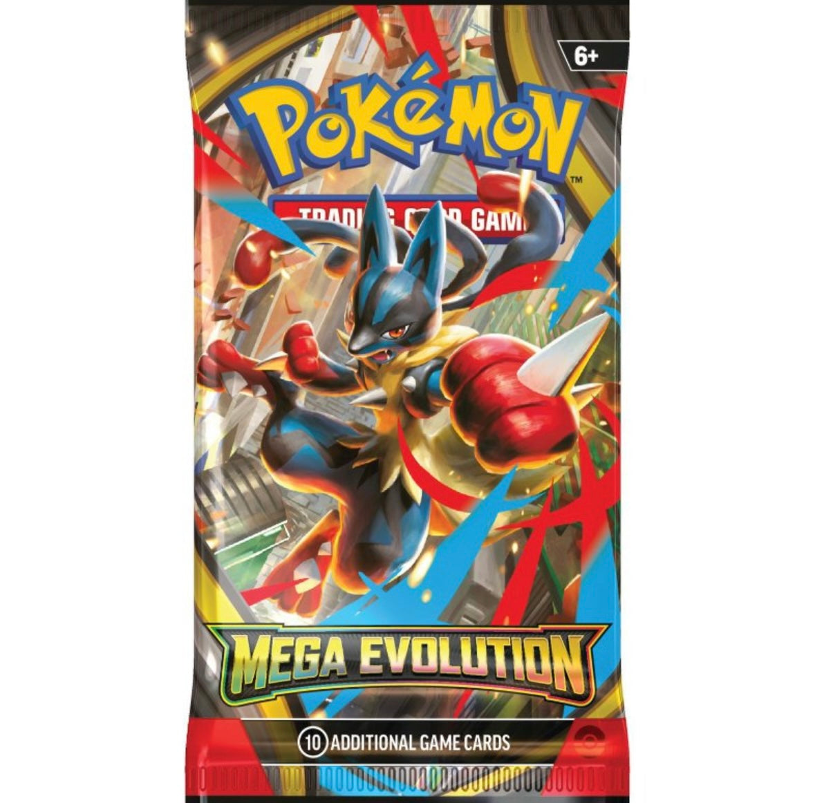 Pokémon TCG Mega Evolution Booster Pack (10 Cards, ME01: Mega Evolution Expansion, English Version)