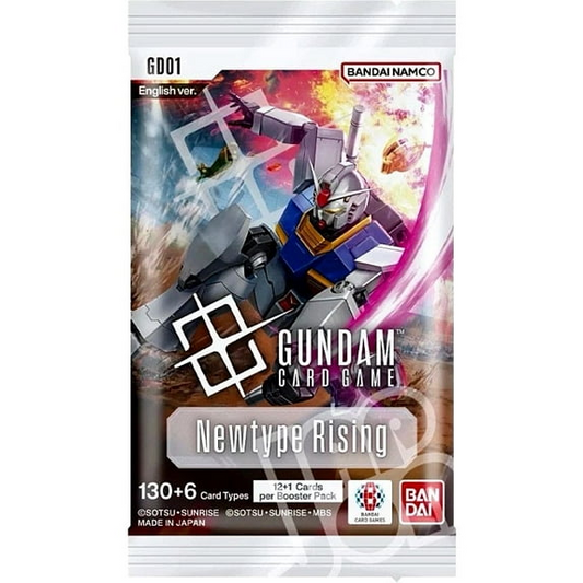 Gundam Trading Card Game Newtype Rising Booster Pack (12 Cards).