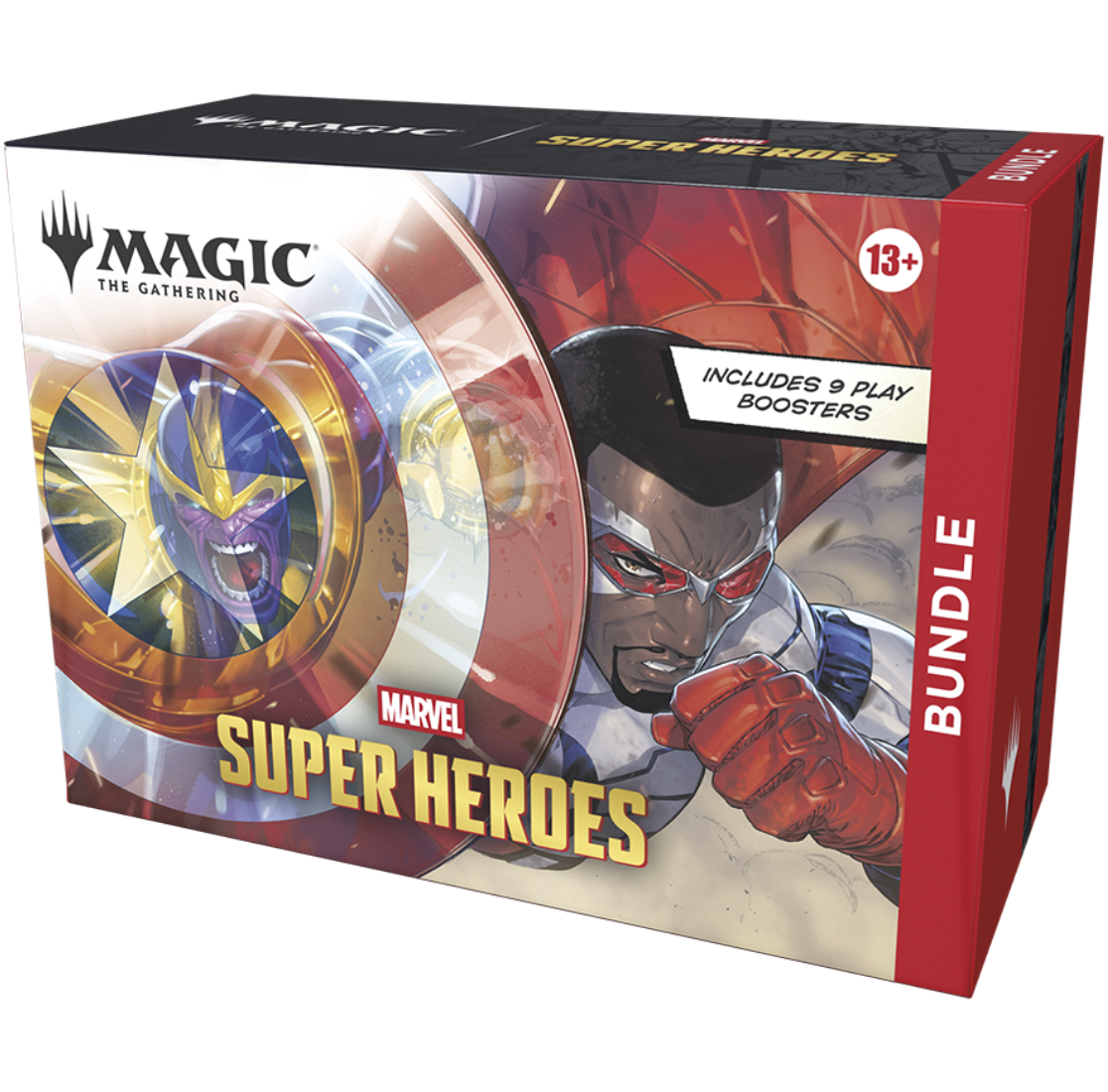 Magic: The Gathering | Marvel Super Heroes Bundle (9 Play Boosters, Promo Card, English Version)