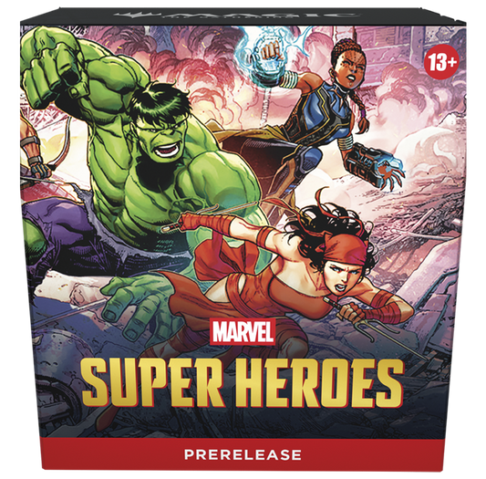 Magic: The Gathering | Marvel Super Heroes Prerelease Pack (6 Play Boosters + Foil Promo, English Version)