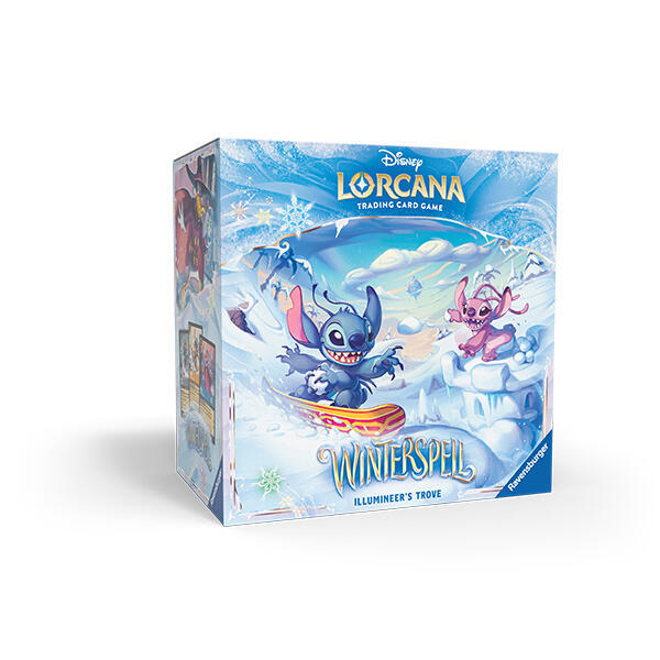 Disney Lorcana: Winterspell Illumineer’s Trove – Collector’s Storage Set with 8 Booster Packs