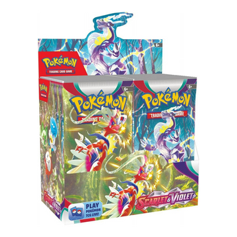 Scarlet & Violet Base Set Booster Box retail product packaging