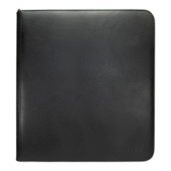 Vivid 12-Pocket Zippered PRO-Binder (Black)