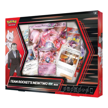 Team Rocket’s Mewtwo ex Collection Box, retail packaging