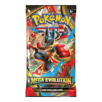 Mega Evolution Booster Pack, retail product view