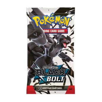 Black Bolt Booster Pack, retail product view