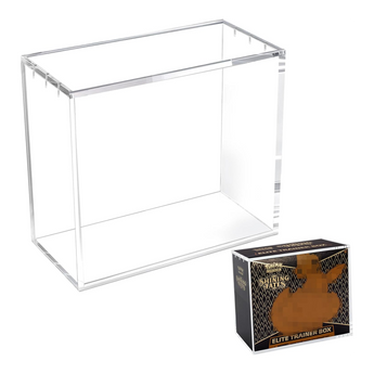 Acrylic Elite Trainer Box Protector Case – Magnetic Closure Display Case for Pokémon ETB (Clear) — gallery view 1