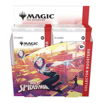 Marvel's Spider-Man Collector Booster Box packaging view 1