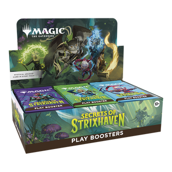 Secrets of Strixhaven Play Booster Box packaging view 1