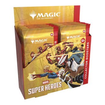 Marvel Super Heroes Collector Booster Box packaging view 1