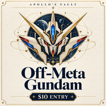 Off-Meta Gundam - Saturdays at 3PM at Apollo’s Vault, $10 entry