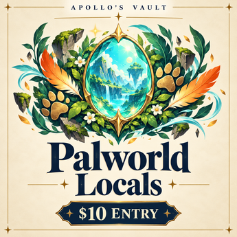 Palworld Locals - Sundays at 1PM at Apollo’s Vault, $10 entry