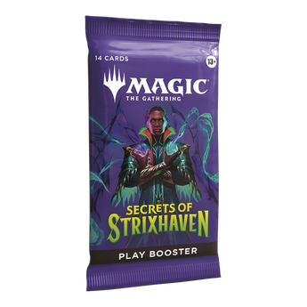 Secrets of Strixhaven Play Booster Pack, English packaging; pack artwork may vary