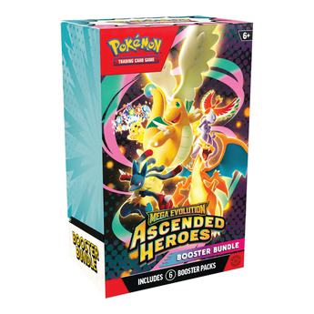 English Ascended Heroes Booster Bundle, front and left side