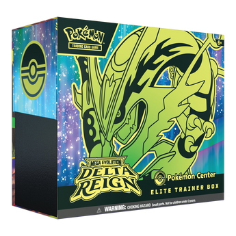 Delta Reign Pokémon Center Elite Trainer Box, official packaging