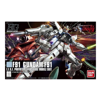 Gundam F91 Model Kit (HGUC 1/144) authentic product image