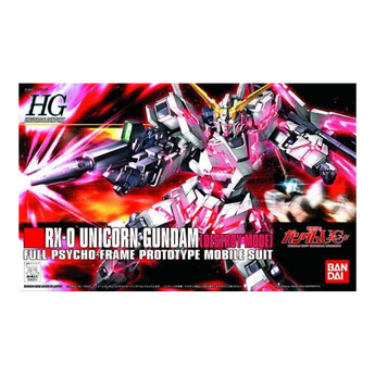 Unicorn Gundam Model Kit (HGUC Destroy Mode) authentic product image