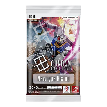 Newtype Rising Booster Pack – primary packaging front / angled display view; English edition