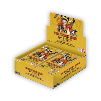 One Piece Card Game The World's Strongest Warriors Booster Box, English OP-17 packaging