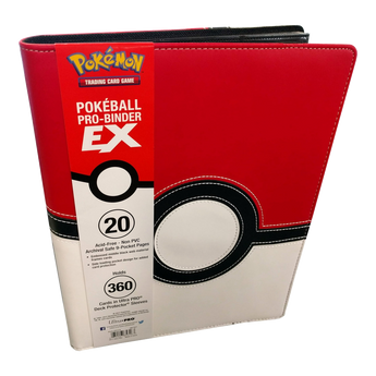 Poké Ball Premium 9-Pocket PRO-Binder with original Ultra PRO product band