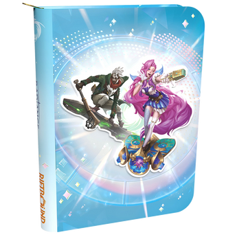 Radiance Collector's Binder with full cover, spine and zipper on a transparent background