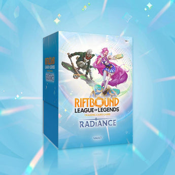 Radiance Vault Bundle packaging on the official blue Radiance background