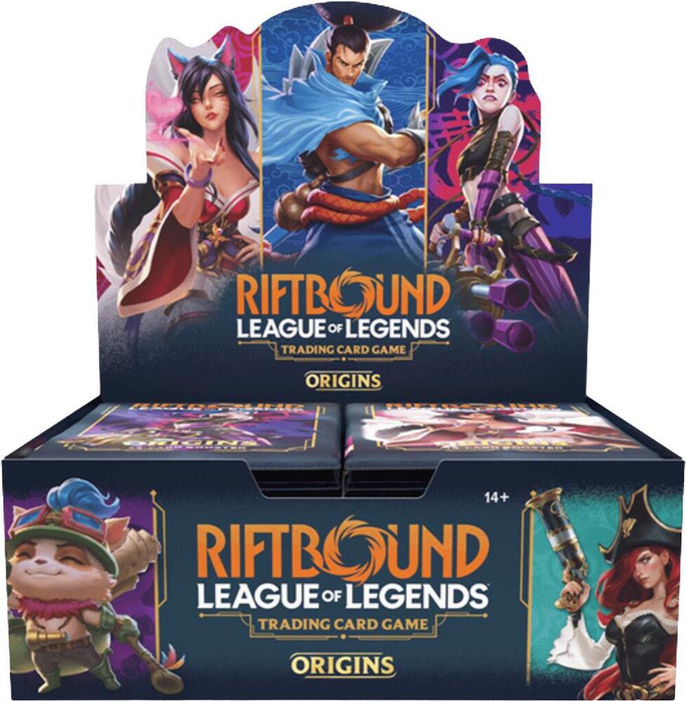 Riftbound: League of Legends TCG – Origins Booster Box (24 Packs, Origins Set, English Version)