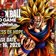 Official Brightness of Hope release banner showing Dragon Ball Fusion World artwork and the October 16, 2026 North American release date