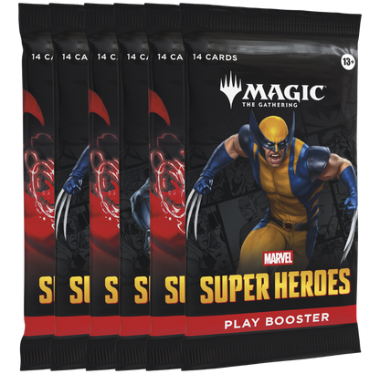Magic: The Gathering | Marvel Super Heroes Play Booster Pack (14 Cards, English Version)