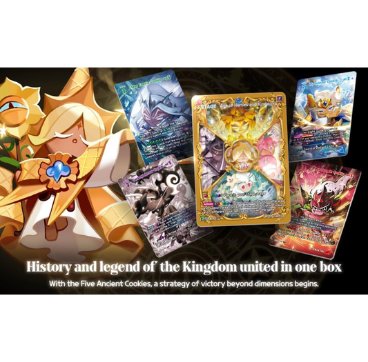 CookieRun Trading Card Game – Age of Heroes and Kingdoms Booster Pack (9 Cards)