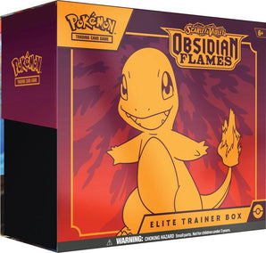 Pokémon TCG: Scarlet & Violet – Obsidian Flames Elite Trainer Box (9 Booster Packs, Charmander Promo, English)