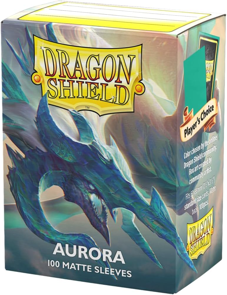 Dragon Shield Aurora Matte Sleeves – Players’ Choice 2023 (100 Count, Standard Size Premium TCG Protection)