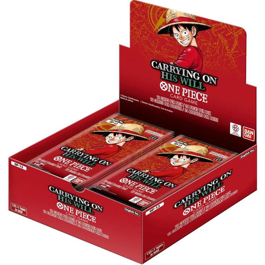 One Piece Card Game – Carrying On His Will Booster Box (24 Packs, OP13, 3rd Anniversary Edition)