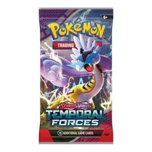 Temporal Forces Booster Pack, authentic English Pokémon TCG foil packaging; artwork may vary