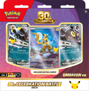 30C: 30th Celebration Umbreon ex Battle Deck (60-Card Deck - Release Date: 10/30/2026