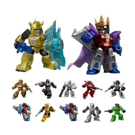 Blokees Transformers Defender Version 02: The Overthrow – Mystery Box (1 of 12 Random Figures, Limited Edition Die-Cast Model Kit)