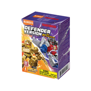 Blokees Transformers Defender Version 02: The Overthrow – Mystery Box (1 of 12 Random Figures, Limited Edition Die-Cast Model Kit)