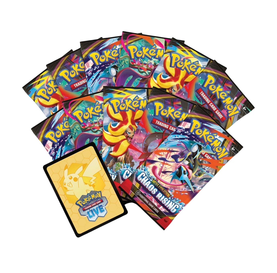 Pokémon TCG: Mega Evolution – Chaos Rising Elite Trainer Box (ME04, 9 Packs + Fennekin Promo)