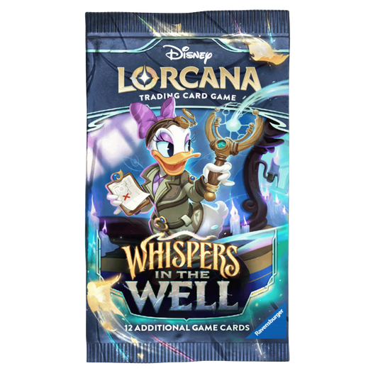 Disney Lorcana: Whispers in the Well Booster Pack (12 Cards, 1 Random Art)