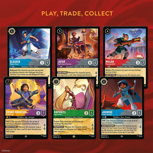 Disney Lorcana: Reign of Jafar Booster Pack (12 Cards, 1 Random Art)