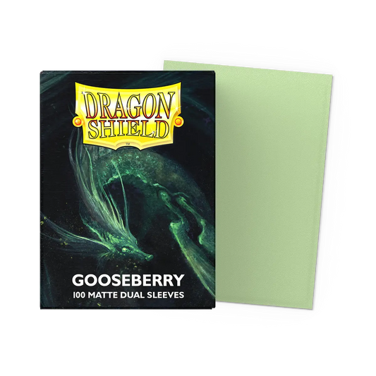 Dragon Shield Gooseberry Matte Dual Sleeves – 100 Count (Standard Size Pastel Premium TCG Protection)