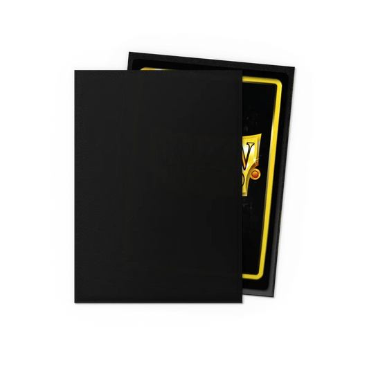 Dragon Shield Standard Size Matte Card Sleeves – Black (100 Count, Non-Glare, Smooth & Tough Premium TCG Protection)