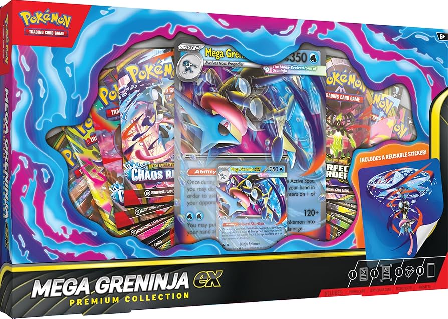 Pokemon TCG- Mega Greninja EX Premium Collection