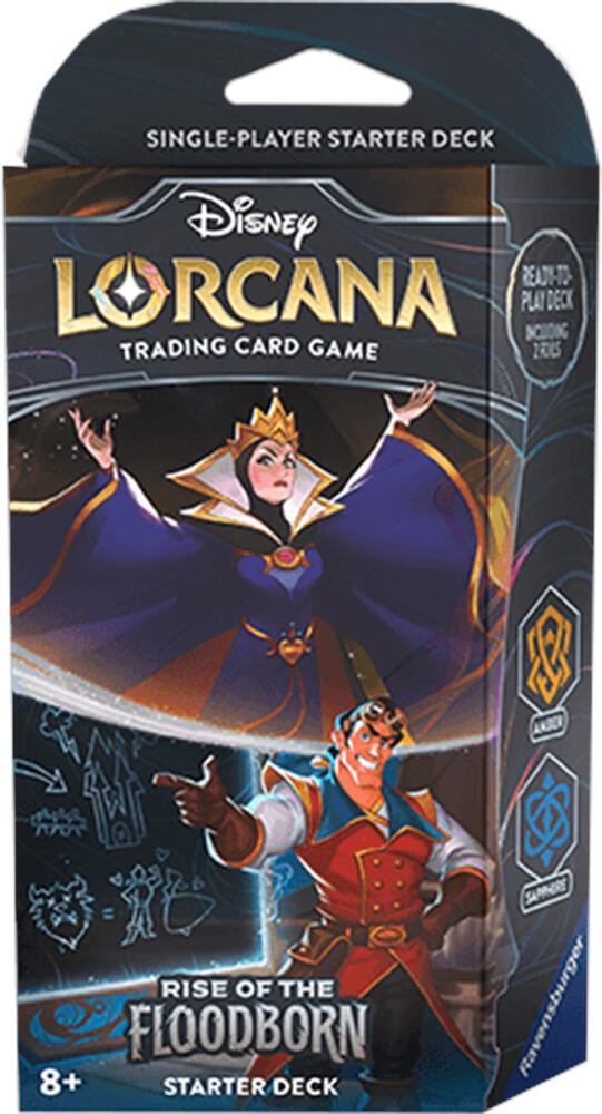 Lorcana Starter Deck - Rise of the Floodborn - Amber and Sapphire
